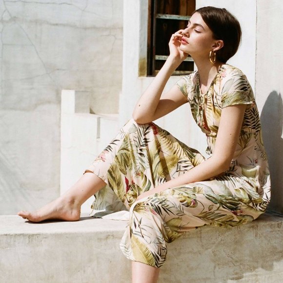 Staud Spring'17 Palm Tree Keyhole Maxi - Picture 2 of 6